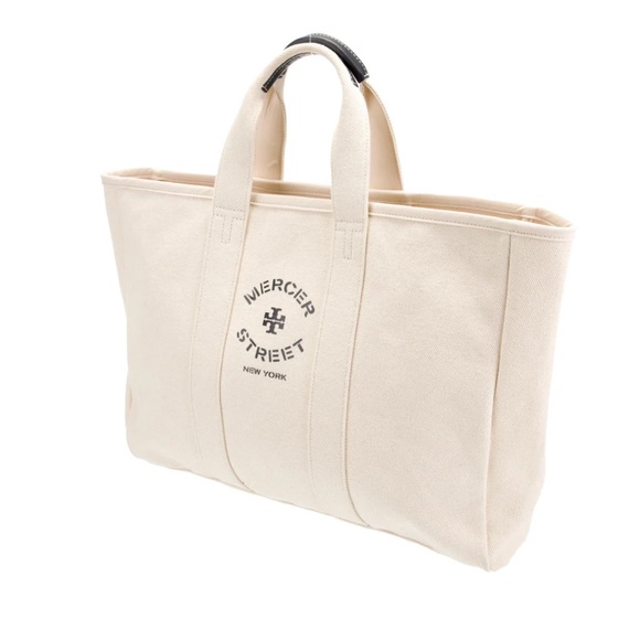 Tory Burch Handbags - Tory Burch Mercer Street Casual Canvas Tote Bag